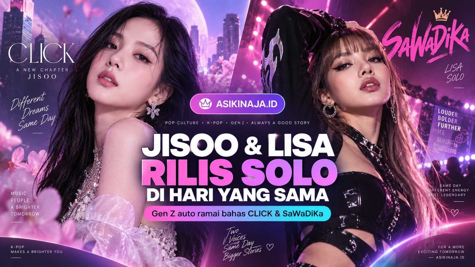 Jisoo and Lisa Neon Solo Spotlight