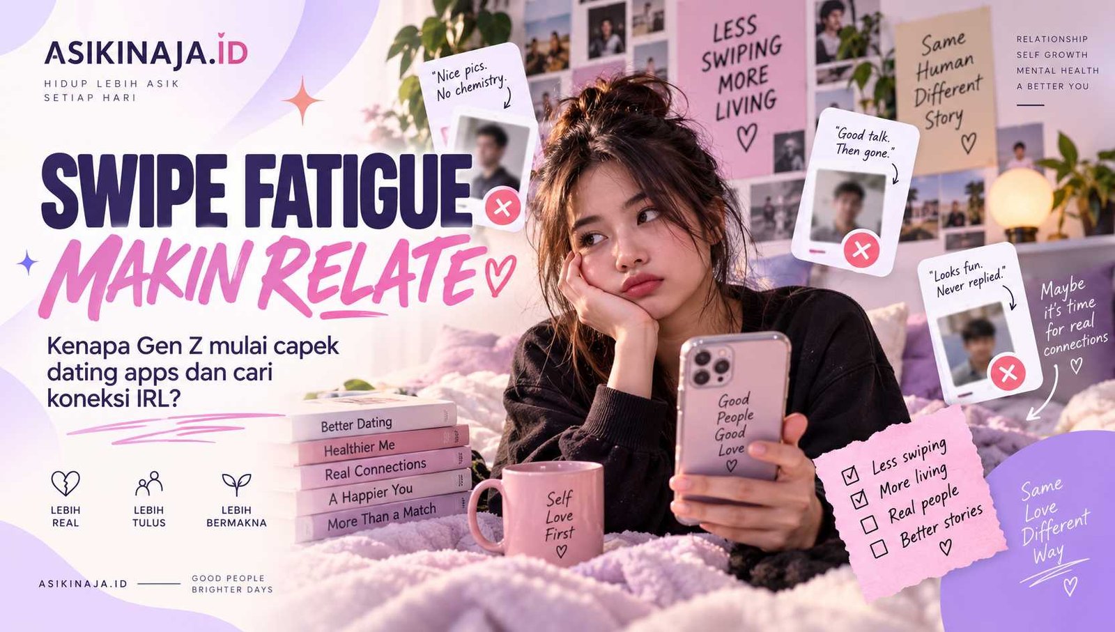 Swipe Fatigue Makin Relate, Kenapa Gen Z Mulai Capek Dating Apps dan Cari Koneksi IRL?